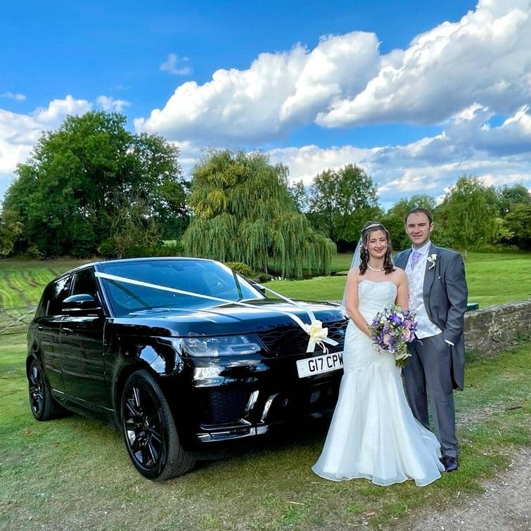 CPW Chauffeur Services Wedding Couple Outside 2
