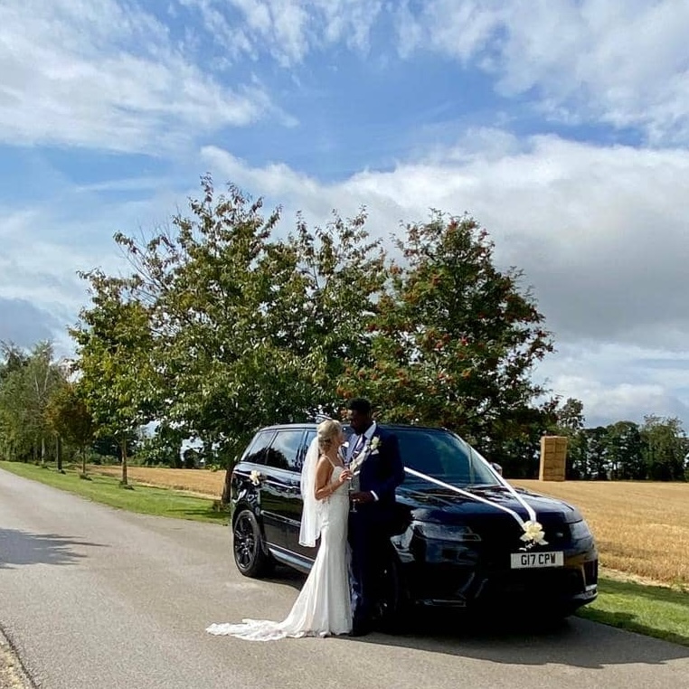 CPW Chauffeur Services Wedding Couple Outside 1